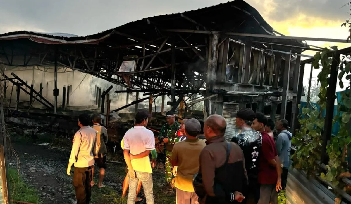 32-Ribu-Ayam-dan-Mobil-Hangus-Dalam-Kebakaran-Kandang-di-Karangasem,-Bali