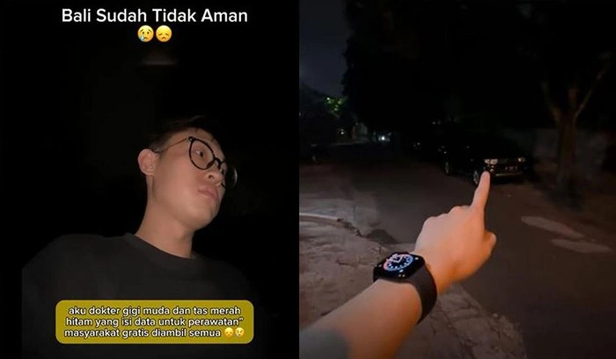 Viral! Kaca Mobil Dokter Gigi Muda di Renon Denpasar Pecah Dibobol Maling