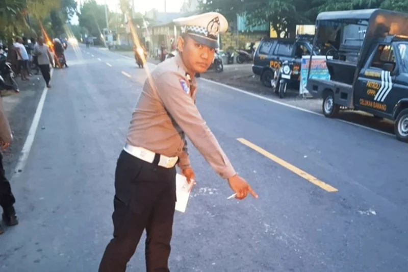 Tragedi Di Jalur Gilimanuk-Singaraja, Penumpang Vario Tewas Akibat Tertabrak Moge