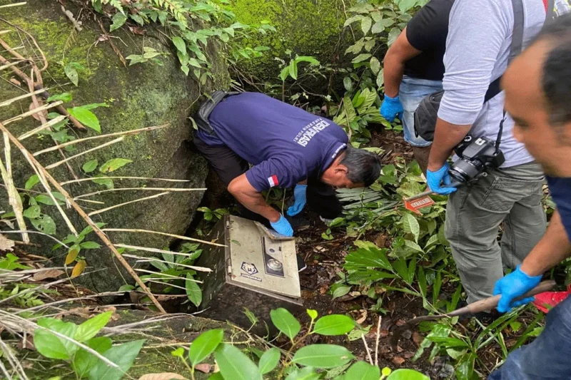 Warga Karangasem Temukan Brankas Berisi Ratusan Juta Saat Petik Kelapa